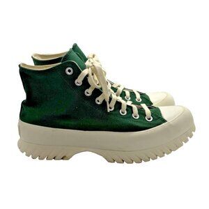 Converse Chuck Taylor All Star Lugged 2.0 Green Canvas High Top Sz W 11.5 M 9.5
